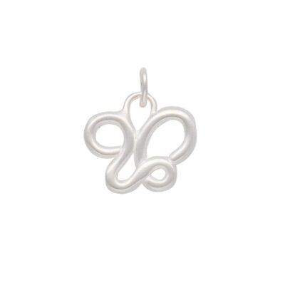 Γουρια 2026 Ασημι 925 Κολιέ από ασήμι 925 γούρι 2026 πεταλούδα ματ - Η πεταλούδα συμβολίζει κυρίως τη μεταμόρφωση