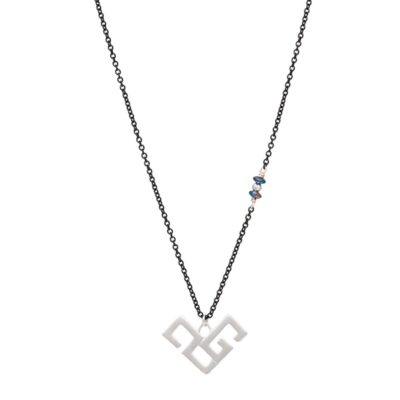 Γουρια 2026 Ασημι 925 Κολιέ από ορείχαλκο γούρι 2026 καρδιά επάργυρη ματ - Η καρδιά συμβολίζει κυρίως την αγάπη