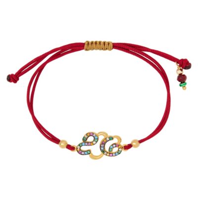 βραχιόλι από ασήμι 925 γούρι 2026 σύννεφο με ζιργκόν