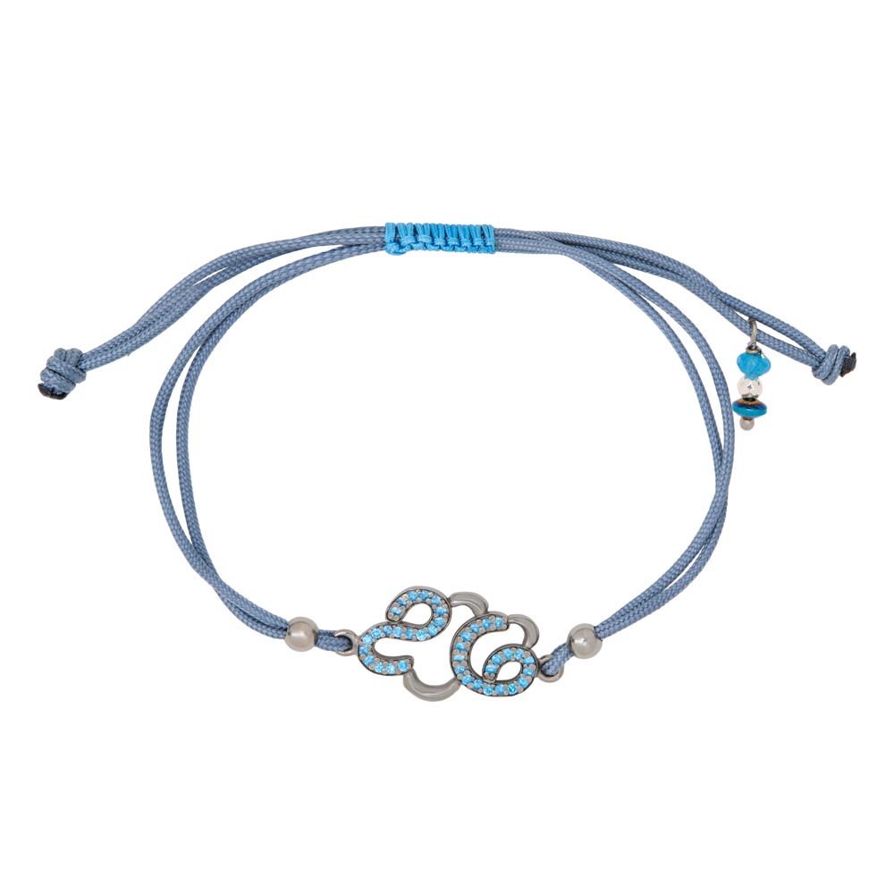 βραχιόλι από ασήμι 925 γούρι 2026 σύννεφο με ζιργκόν