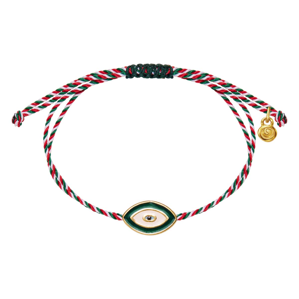 βραχιόλι "Μάρτης" από ορείχαλκο μάτι