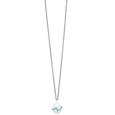 κολιέ από ορείχαλκο με νανοκεραμική βαφή βέλος