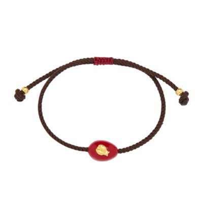 βραχιόλι από ορείχαλκο επίχρυση πασχαλίτσα