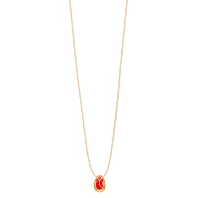 κολιέ από ορείχαλο επιχρυσωμένο